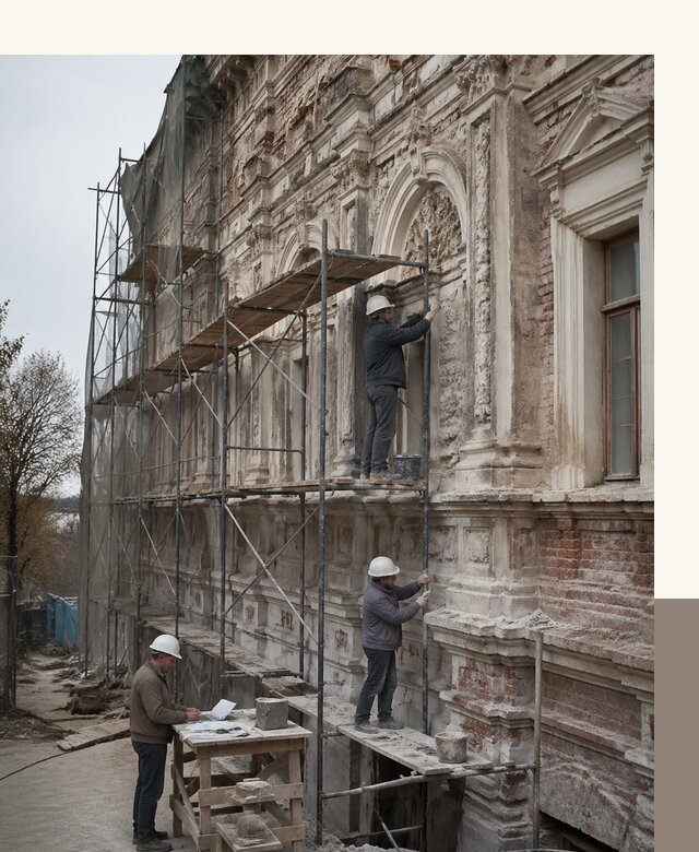 Реставрация объектов культурного наследия под ключ в Ногинске